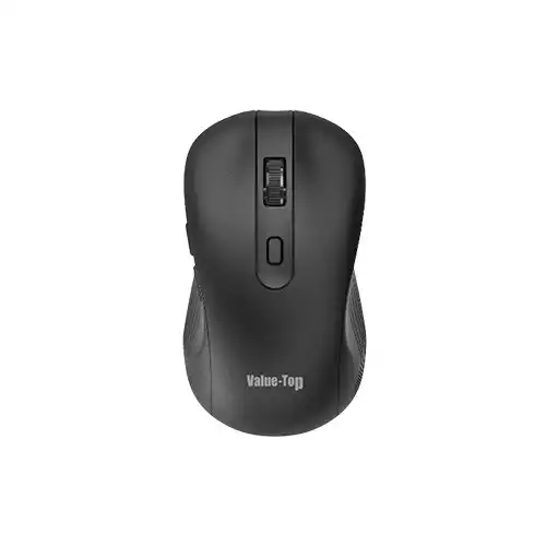 Value Top MW695B 6D 1600 DPI Wireless Black Mouse