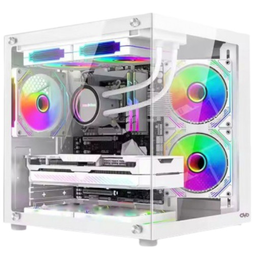 OVO 280W 5X-ARGB White Ice Cool Gaming Casing