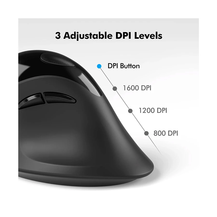 Micropack MP-V03W Ergo Lift Wireless Vertical Mouse