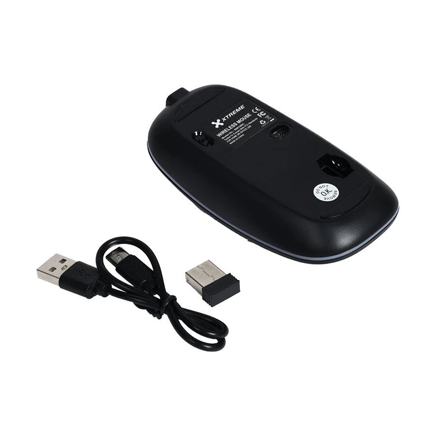 Xtreme WM19RC 4D RGB Wireless Black Mouse