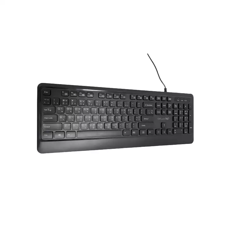 DELUX K7010 WIRED OFFICE USB KEYBOARD