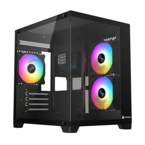Xtreme S270B ARGB Mid Tower Casing With 3 ARGB Fan