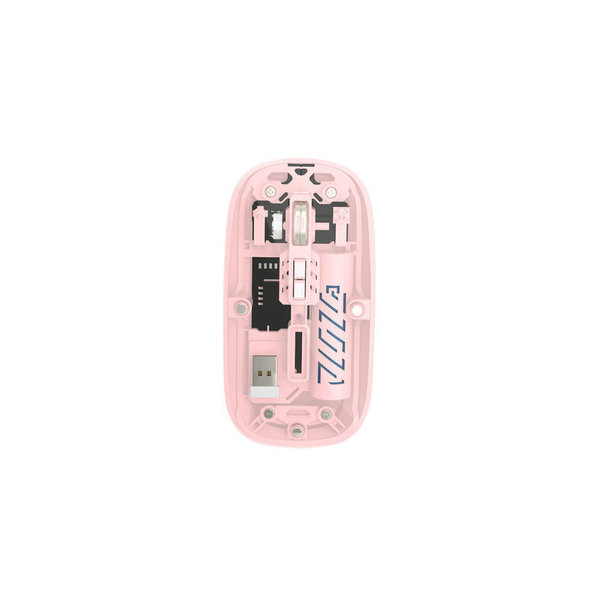 Rechargable wireless bluetooth dual mode transparent mouse
